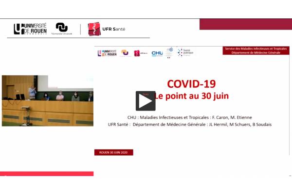 Webconférence Covid Session 2 - Mardi 30 JUIN 2020